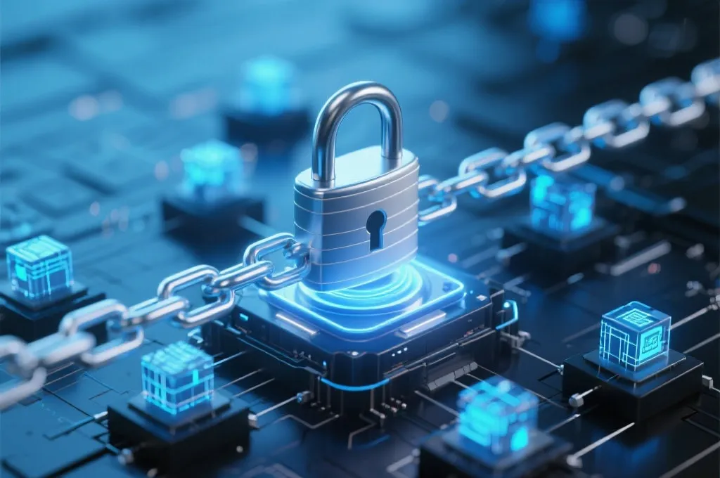 安全加密与数据同步示意图